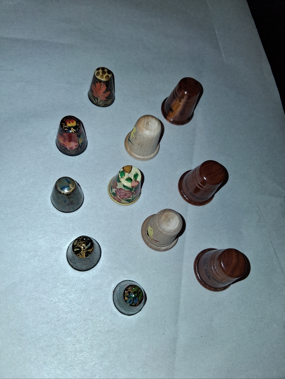 Vintage Wooden Thimble Bundle - Picture 10 of 15